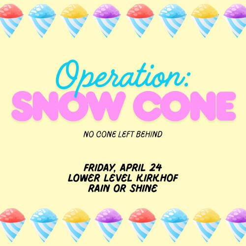 Operation Snow cone!